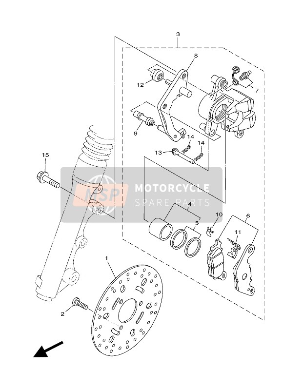 950271003000, Boulon,  A Collerette, Yamaha, 0